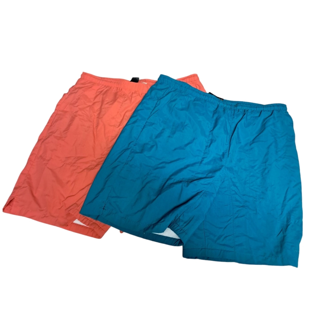2 Pairs of VINTAGE Performance Cycling Shorts Med Nylon Blend Padded 80s Nwot